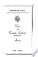 Curso de extensión cultural, año 1954