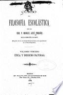 Curso de filosofía escolástica