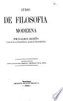 Curso de filosofia moderna