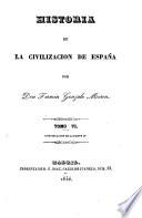 Curso de historia de la civilizacion de España