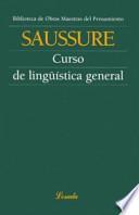 Curso de lingüística general