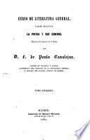 Curso de literatura general: La poesia y sus generos