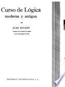 Curso de lógica moderna y antigua