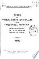 Curso de orientaciones nacionales de la enseñanza primaria
