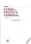 Curso de política criminal