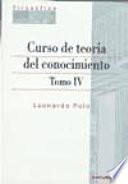 Curso de teoría del conocimiento