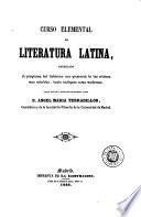 Curso elemental de literatura latina