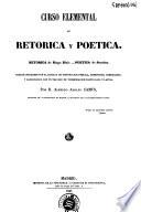 Curso elemental de retorica y poetica