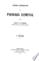 Curso expositivo de psicología elemental