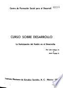 Curso sobre desarrollo