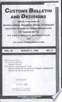 Customs Bulletin