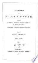 Cyclopaedia of English Literature ... Ed. by Robert Chambers
