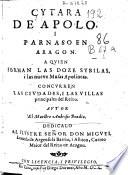 Cytara de Apolo i Parnaso en Aragón