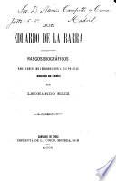 D. Eduardo de la Barra