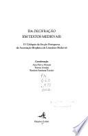 Da decifração em textos medievais