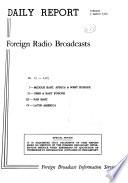 Daily Report, Foreign Radio Broadcasts