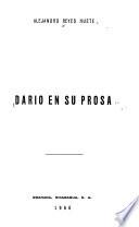 Darío en su prosa