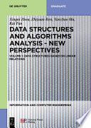 Data structures based on linear relations