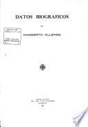 Datos biográficos de Humberto Allende