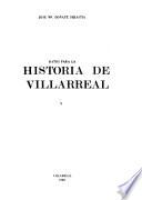 Datos para la historia de Villarreal