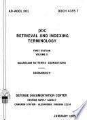 DDC Retrieval and Indexing Terminology