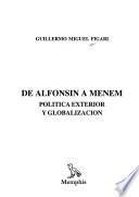 De Alfonsín a Menem
