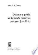 De amor y poesía en la España medieval