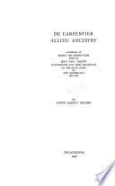 De Carpentier Allied Ancestry