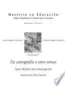 De cartografía y otros temas