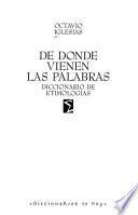 De dónde vienen las palabras