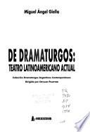 De dramaturgos