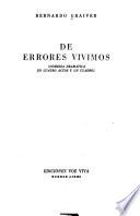 De errores vivimos