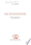 De inventione. Testo latino. Traduzione italiana a fronte