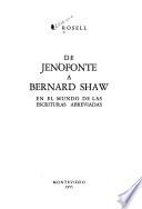 De Jenofonte a Bernard Shaw en el mundo de las escrituras abreviadas