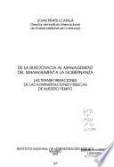 De la burocracia al management, del management a la gobernanza