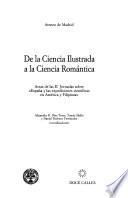 De la ciencia ilustrada a la ciencia romántica