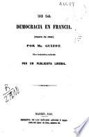 De la democracia en Francia