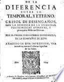 De la diferencia entre lo temporal, y eterno