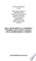 De la Edad Media a la moderna