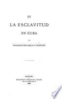 De la esclavitud en Cuba