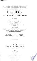 De la nature des choses: Ve livre