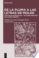 De la Pluma a Las Letras de Molde
