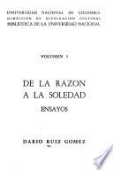 De la razón a la soledad