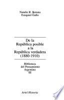 De la república posible a la república verdadera