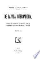 De la vida internacional