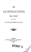 De las antiguas gentes del Perú