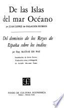 De las islas del mar océano