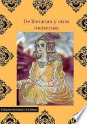 De literatura y otras monstruas