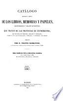 De Los Libros, Memorias Y Papeles