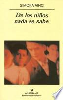 De los niños nada se sabe